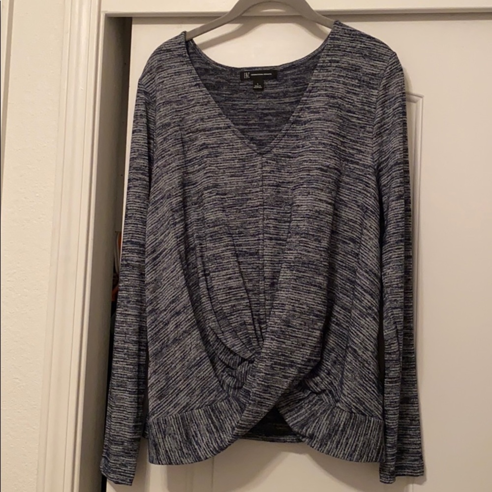Large blue INC long sleeve shirt